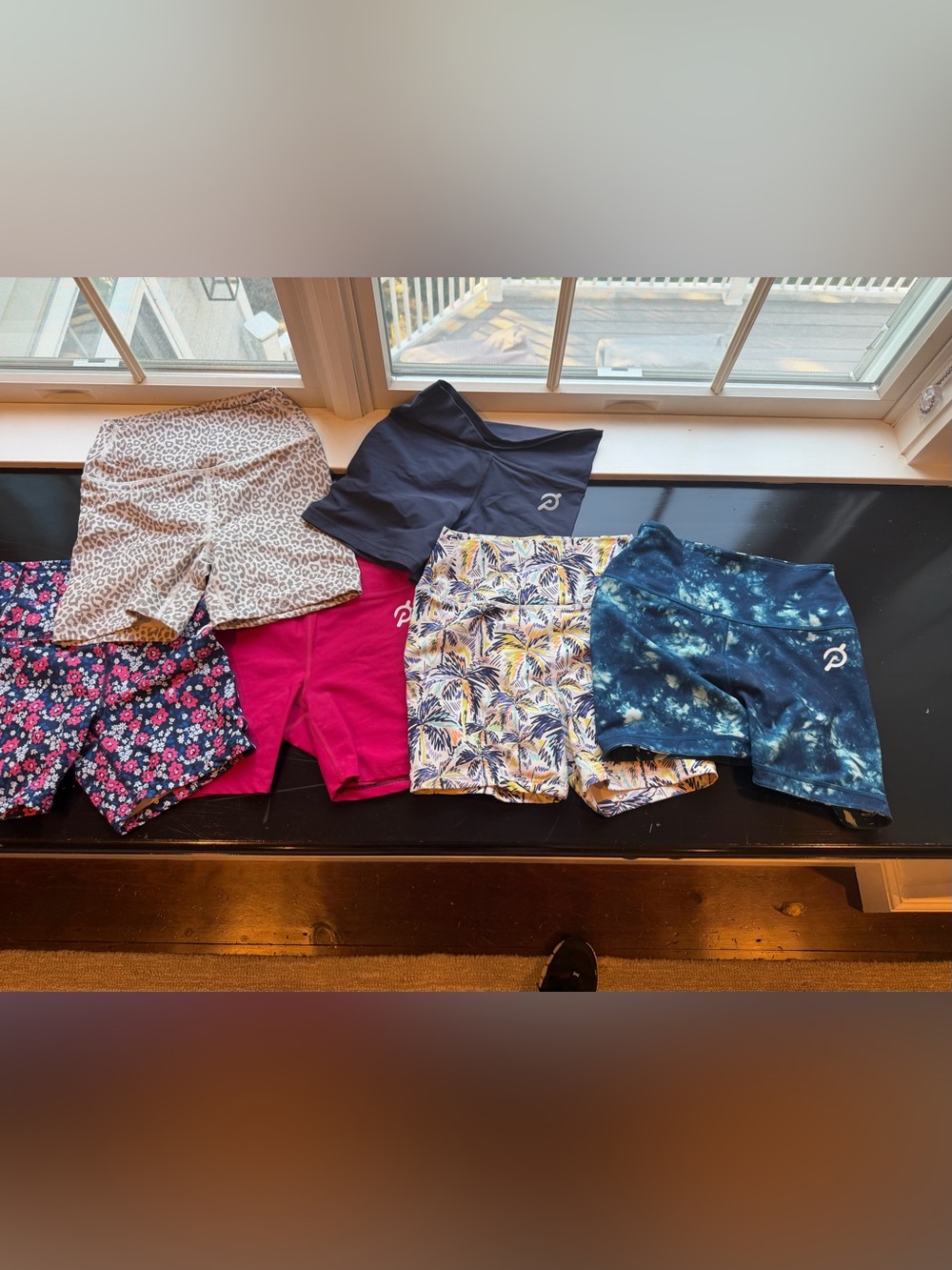 Six Peloton Cadent shorts like new selling as bundle